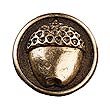 The Hobbit Bilbo Baggins Acorn Button Pin